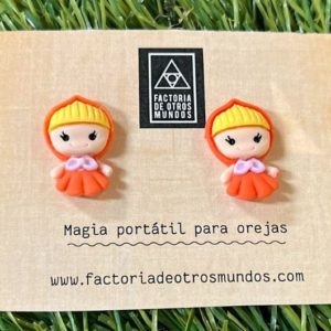 Pendientes Caperucita Roja