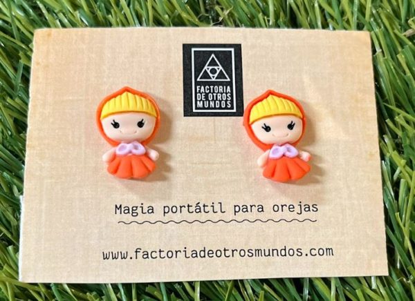 Pendientes Caperucita Roja